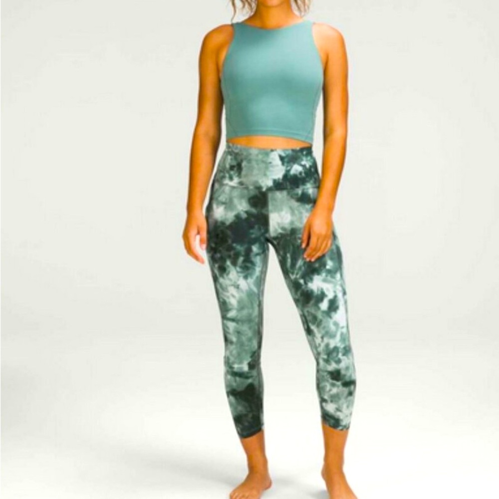 NWT Lululemon Align Pant w/Pockets 25" Diamond Dye Starlight Smoked Spruce Sz 16